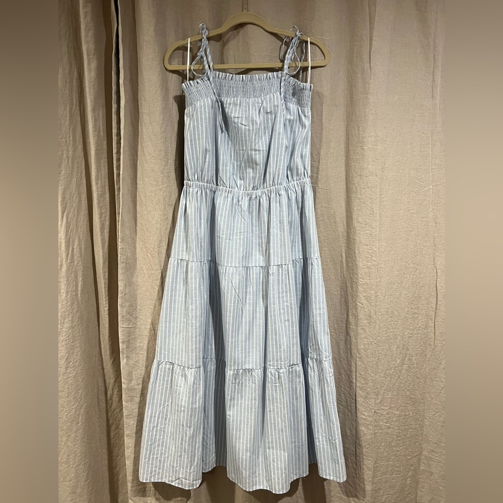 Lost + Wander Rio Dulce Maxi Dress Blue/White